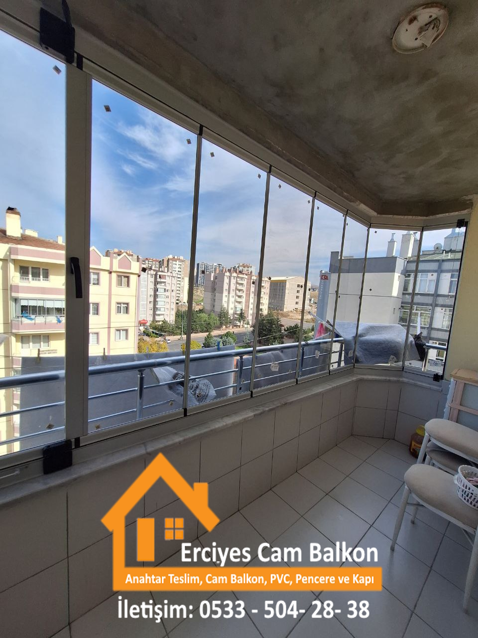 Kayseri Cam Balkon olarak, şehrin her noktasında cam balkon çözümleri sunuyoruz. Kayseri’de cam balkon uygulamalarıyla, ev ve iş yerleriniz için estetik, dayanıklı ve ısı yalıtımı sağlayan sistemler tasarlıyoruz. Melikgazi, Kocasinan, Talas, Develi, Bünyan, Hacılar, Pınarbaşı, Felahiye gibi ilçelerde profesyonel ekibimizle kaliteli hizmet veriyoruz. Cam balkon sistemlerimiz, dört mevsim kullanım için uygun olup balkonlarınızı hem modern hem de konforlu hale getirir. Kayseri’de uygun fiyatlı cam balkon çözümlerimizle, yaşam alanlarınıza değer katmaya devam ediyoruz."